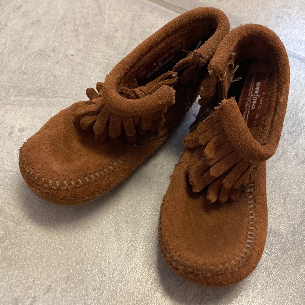 Toddler Minnetonka Moccasin Booties